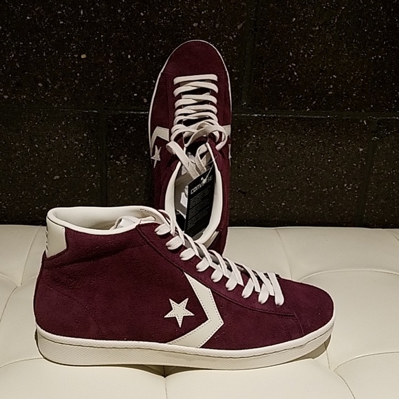 Converse Other - NWB CONVERSE ALL STAR PLUM SUEDE HIGH TOPS